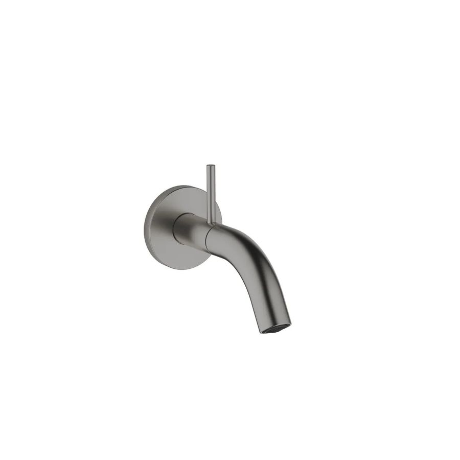 META Tapkraan koud water z.afvoer. Dark Platinum gebors.