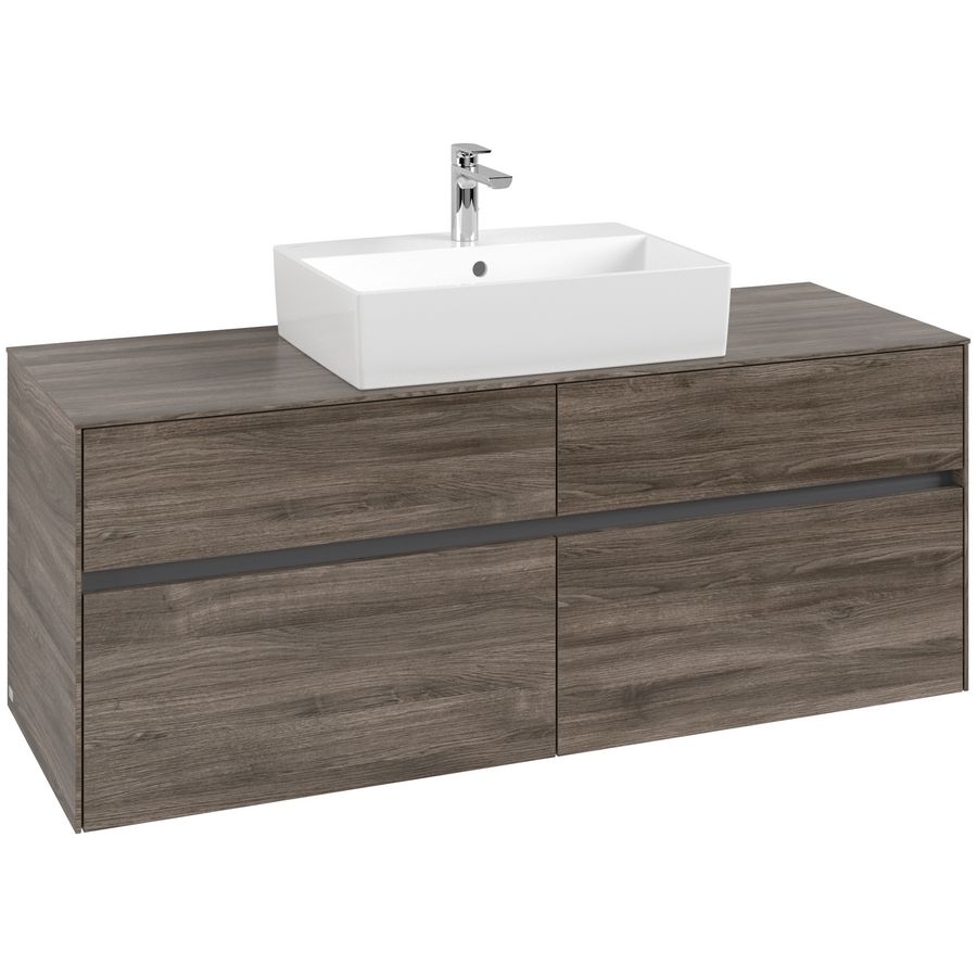 Wastafelonderkast Collaro 1400x548x500mm Sto.Oak C13100RK