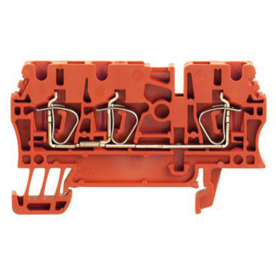 Doorvoerklem rood 2.5mm² 2 1683340000 VVE=100
