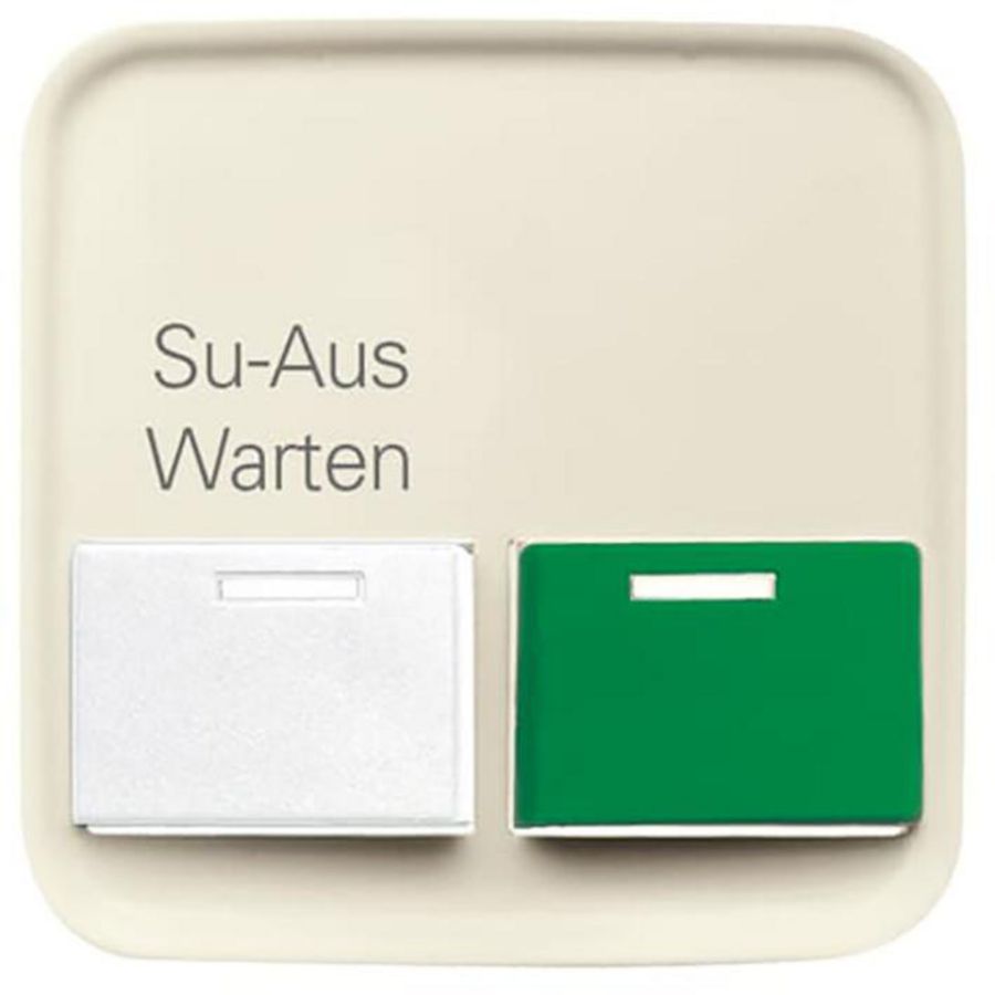 Centraalplaat voor Ackermann wit/gr 73642B SI creme (2548-642 BD-212-10)