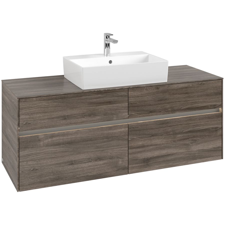 Wastafelonderkast Collaro 1400x548x500mm Sto.Oak C131B0RK