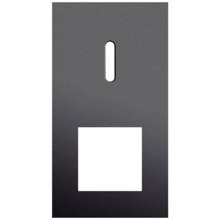 Afdekplaat 2-voud vertic. 71mm centerafst 224-56855