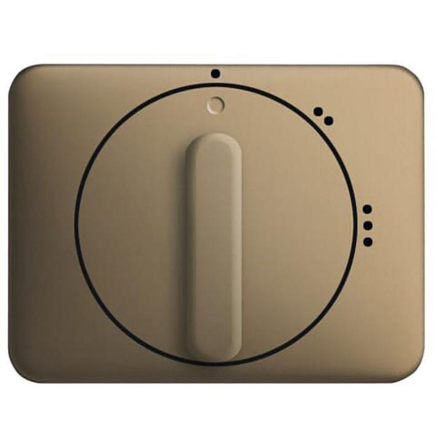 Centraalplaat v 3 standen schak 2710/1 U a-brons (2542 DR/02-21)