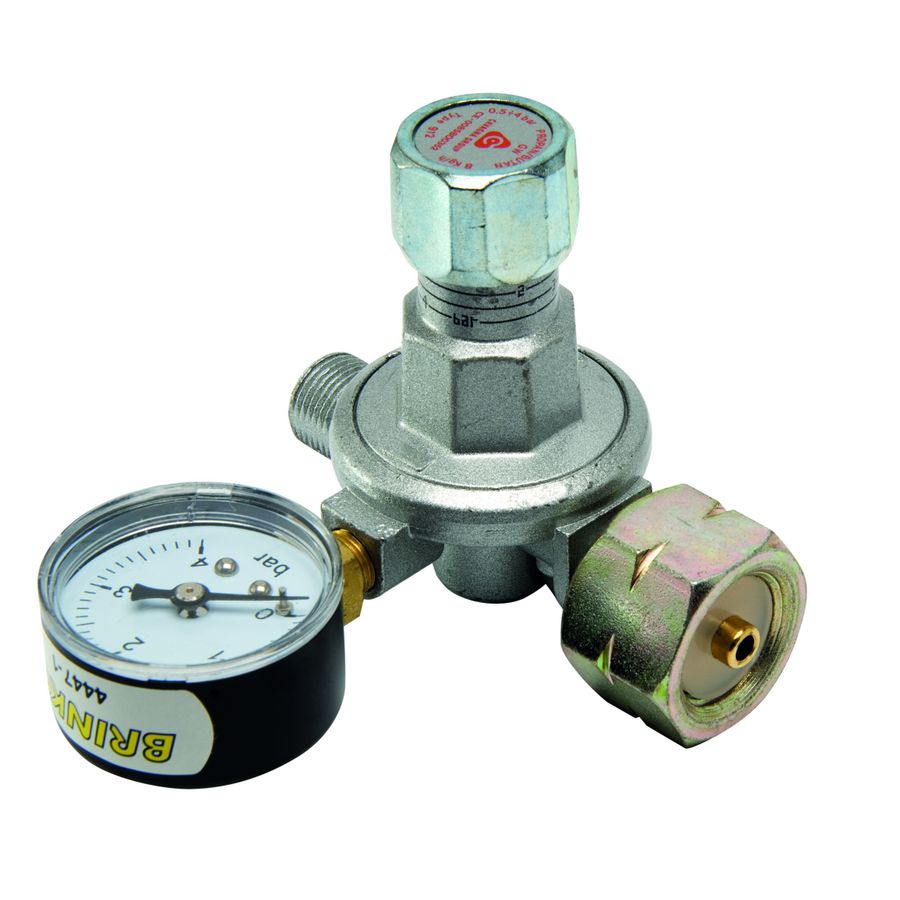Propaan-middendrukregelaar met manometer