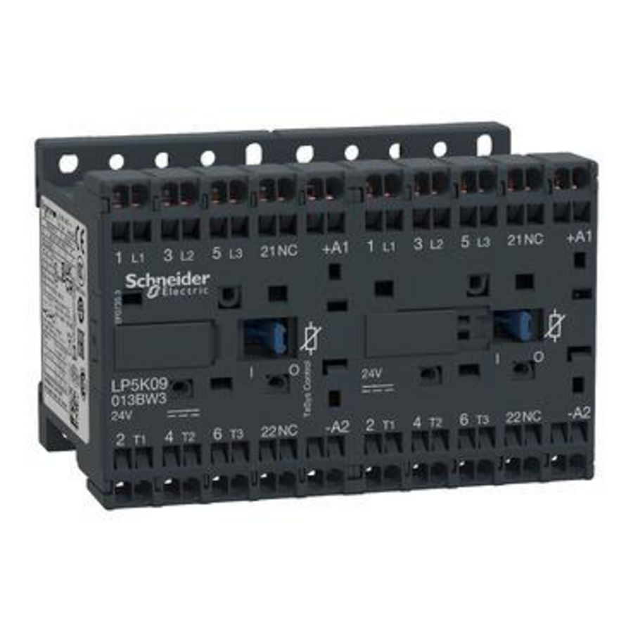 Omkeercont. 3M HC 1V AC-3<=440V 6A Stuurspanning 24V K
