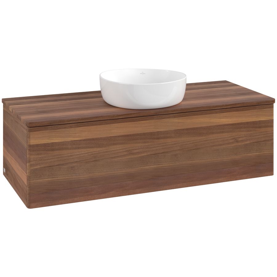 Wastafelonderkast Antao 1200x360x500mm Warm Walnut L32012HM