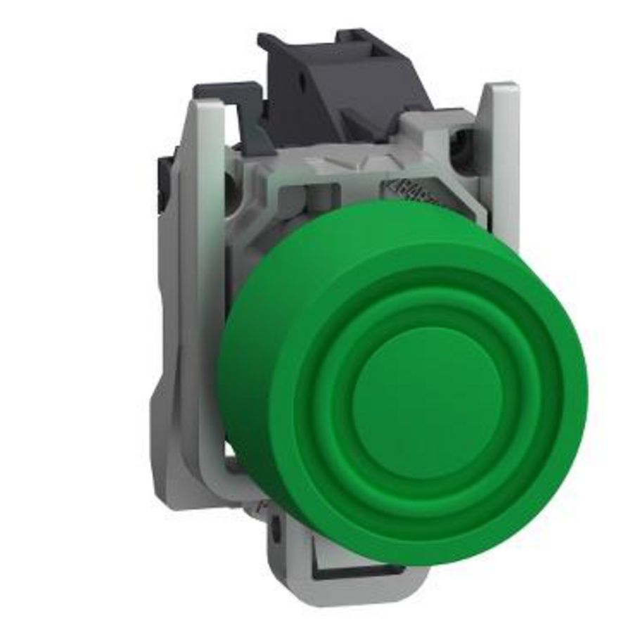Pushbutton greeb with integrated boot Explosive atmosphere