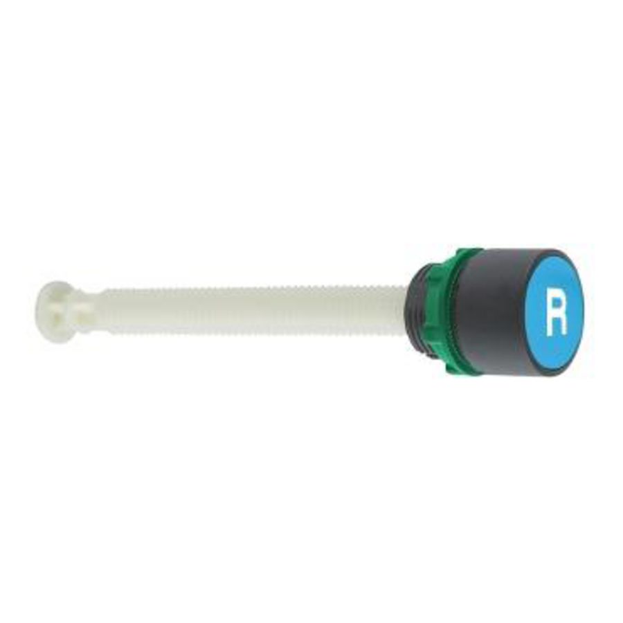 Reset drukknop Verzonken 22mmR" Blauw Harmony XB5