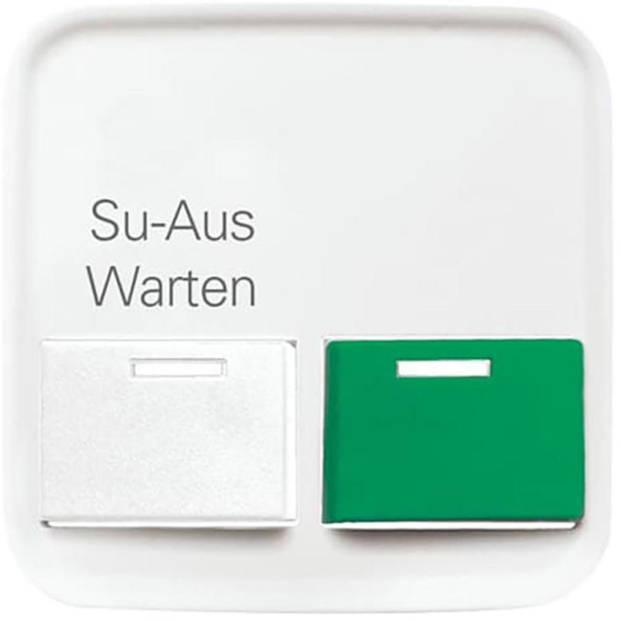 Centraalplaat voor Ackermann+F1204 wit/gr 73642B R-a (2548-642 BD-214-10)