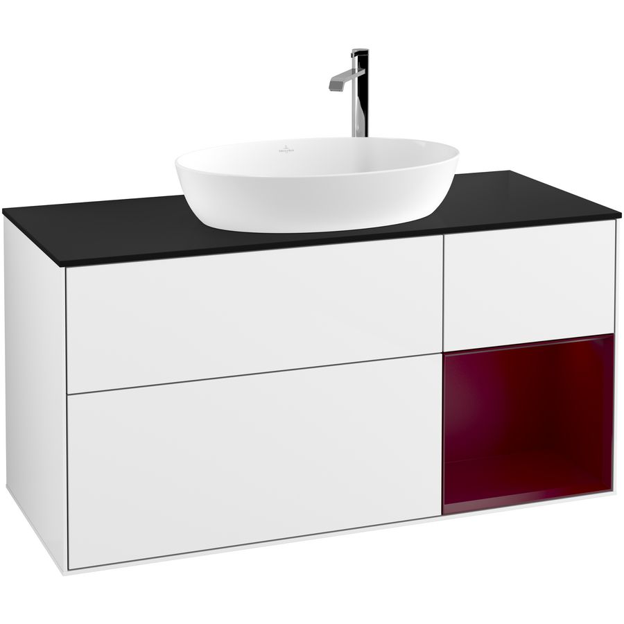 Wastafelonderkast Finion 1200x603x501mm G.White.L G952HBGF
