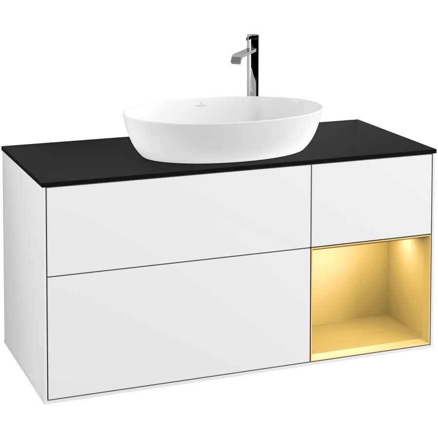 Wastafelonderkast Finion 1200x603x501mm G.White.L G952HFGF