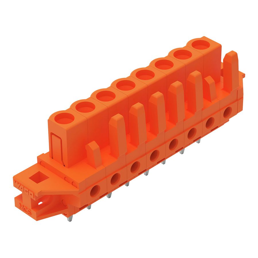 THT FE steker RE raster 5,08mm oranje 232-168/031-000 VVE=50