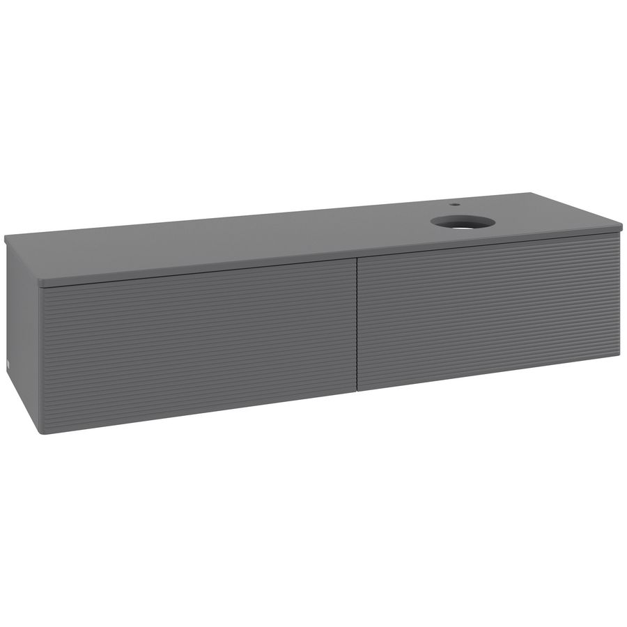 Wastafelonderkast Antao 1600x360x500mm Antr. Matt Lacquer K38150GK