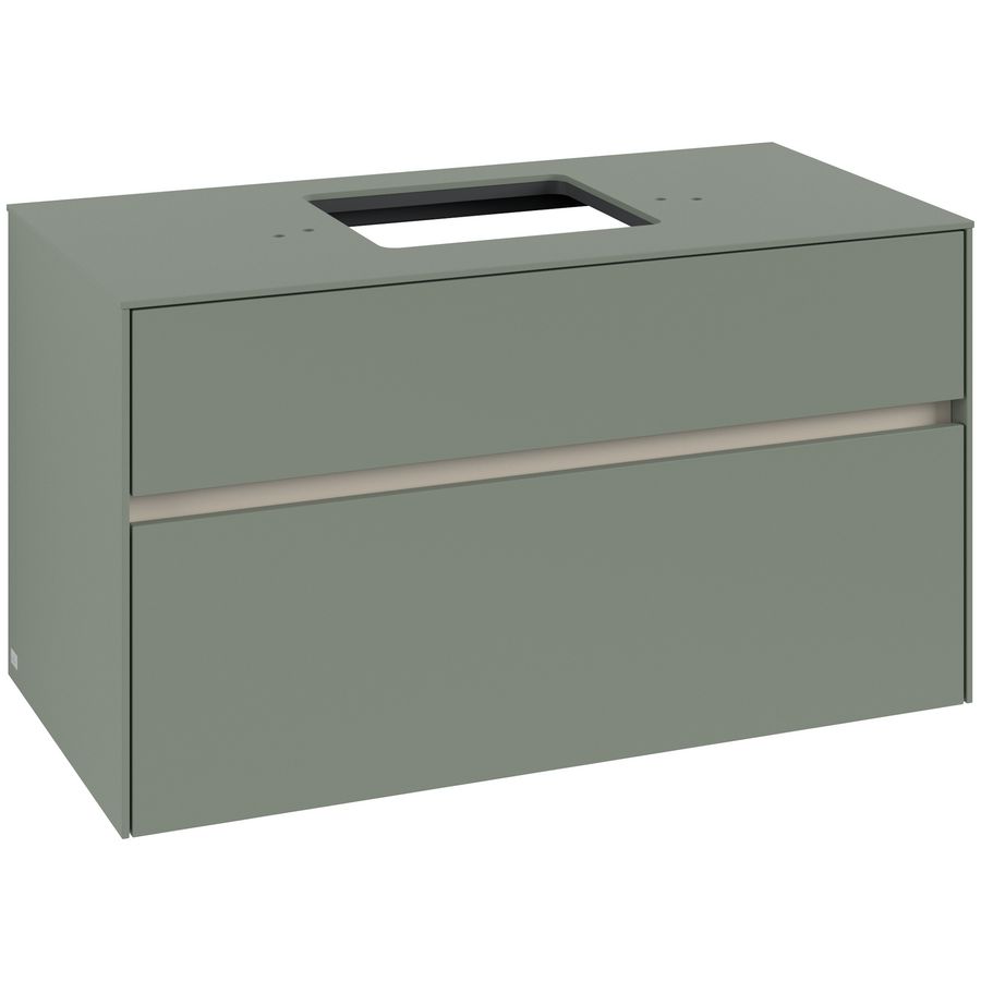 Wastafelonderkast Collaro 1000x548x500mm Soft Green C125B0AF