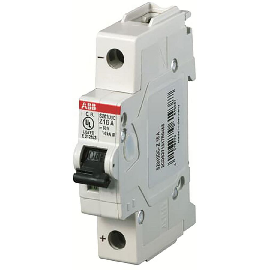 Installatieautomaat UL489 60VDC 1-polig Z-karakteristiek 15A