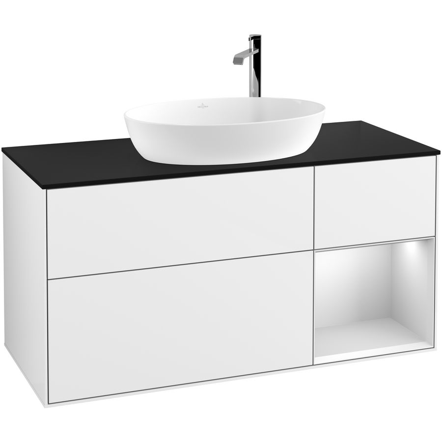 Wastafelonderkast Finion 1200x603x501mm G.White.L G952MTGF