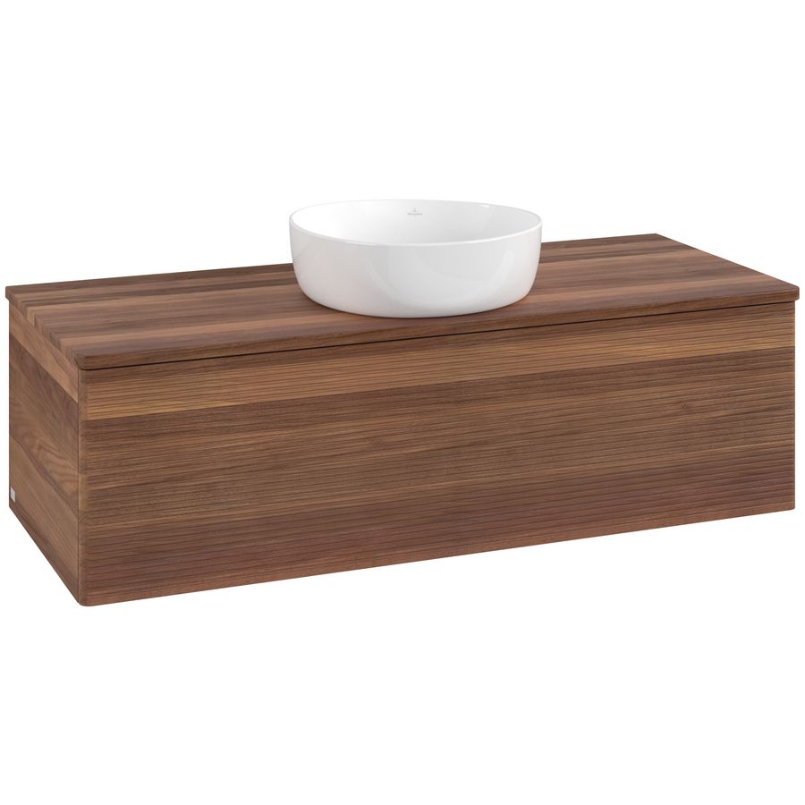 Wastafelonderkast Antao 1200x360x500mm Warm Walnut L32112HM
