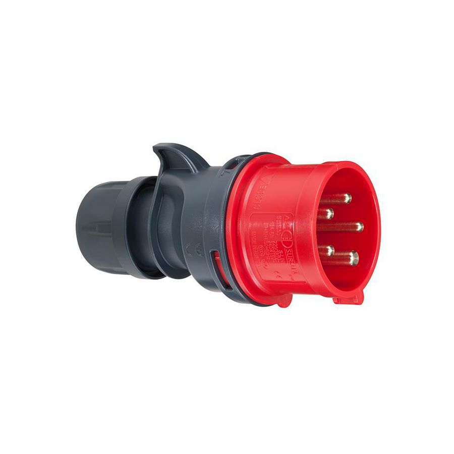 Stekker CEE IP44 16A 3P 230V 6h blauw VVE=10