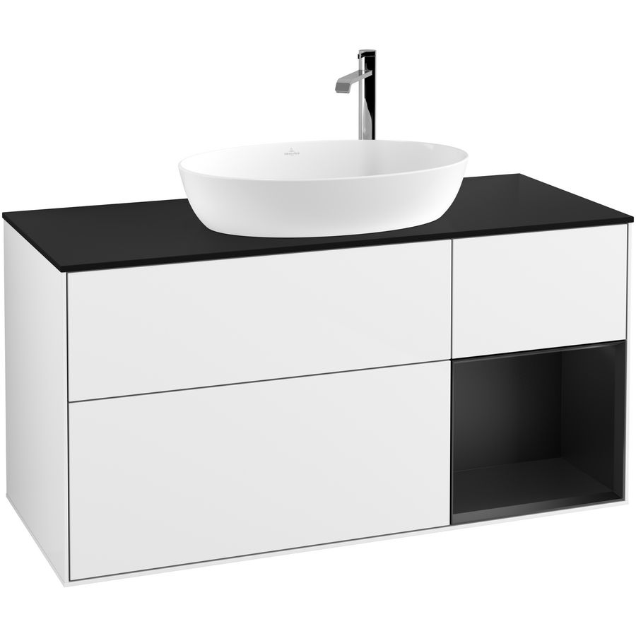 Wastafelonderkast Finion 1200x603x501mm G.White.L G952PDGF