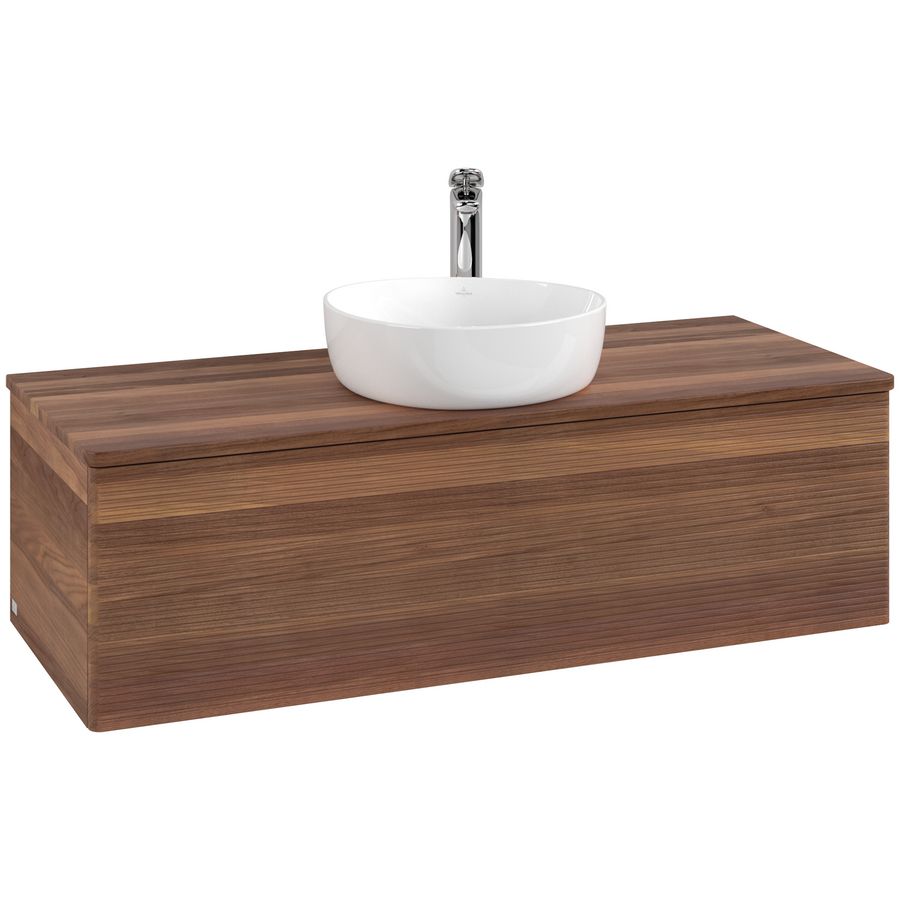 Wastafelonderkast Antao 1200x360x500mm Warm Walnut L32152HM