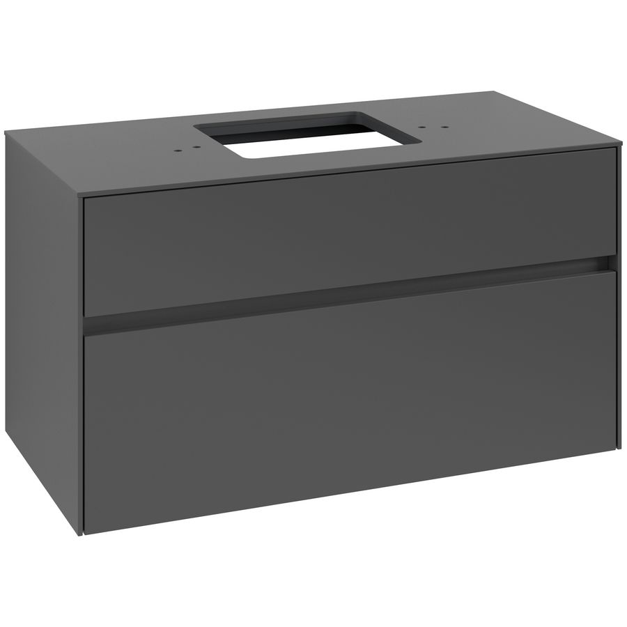 Wastafelonderkast Collaro 1000x548x500mm Graphite C12500VR