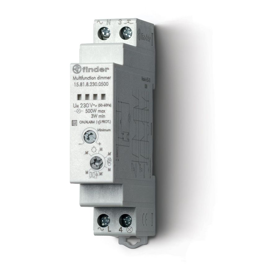 Dimmer 1 maakcontact 230V AC 500W