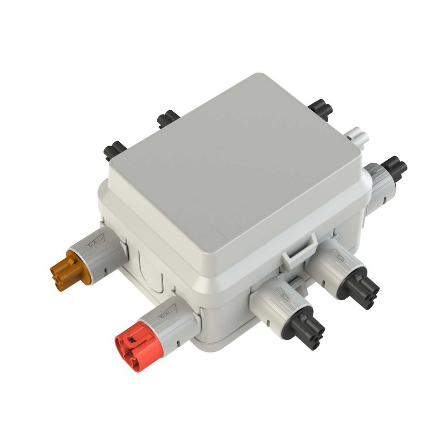 Stekerbare kabeldoos wand-/plafondmontage AKW-E6