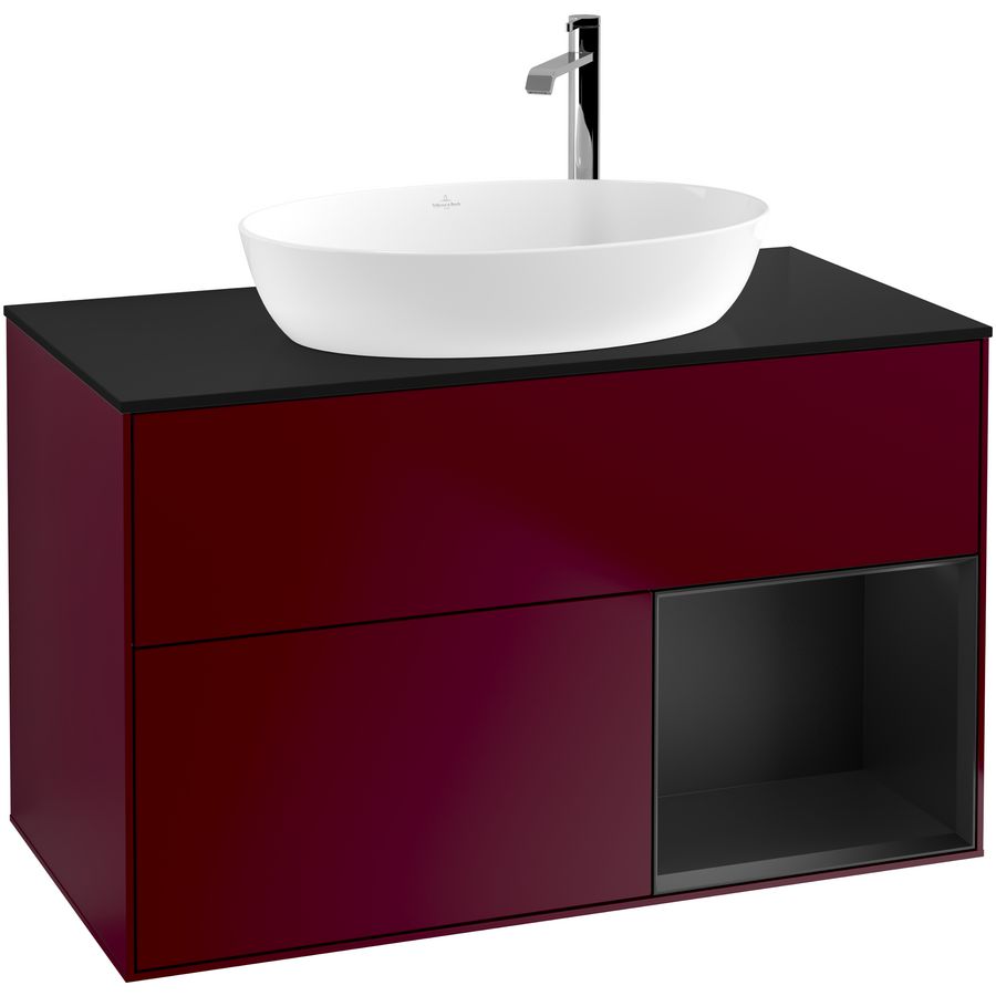 Wastafelonderkast Finion 1000x603x501mm Peony Matt Lacquer G902PDHB