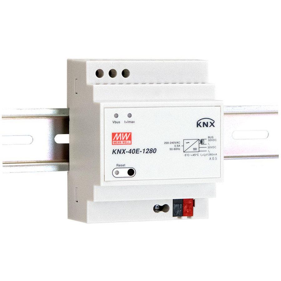 AC-DC KNX EIB DIN rail PSU 20W 128mA diagnostic