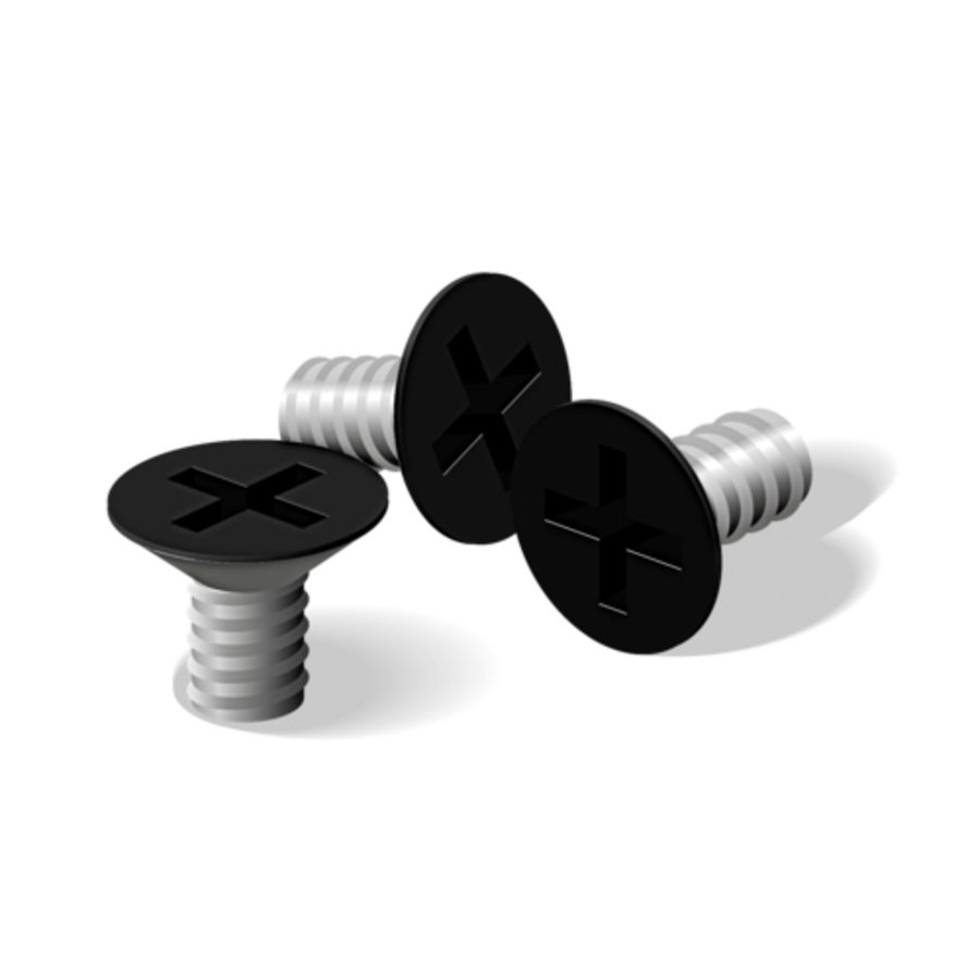 Poedergelakte reserveschroef spuitwaterd. tuinpaaltjes zwart