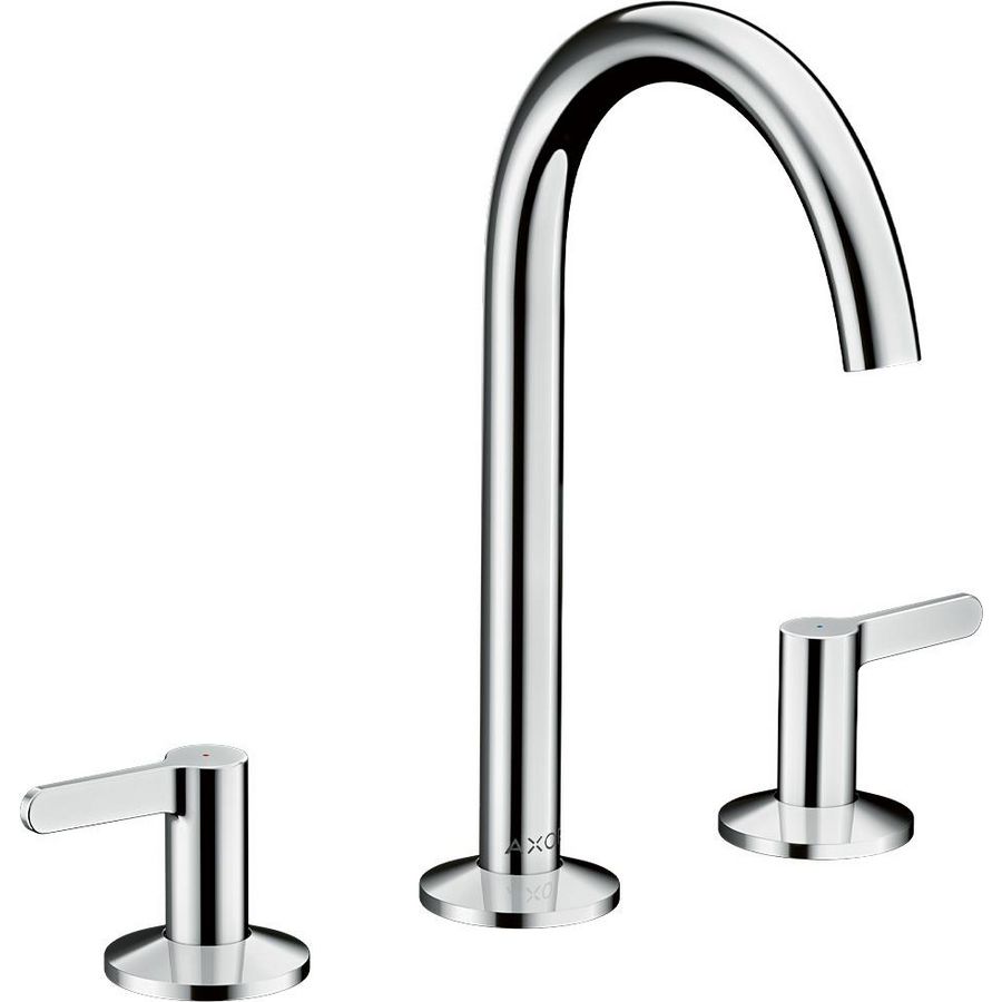 AXOR One 3-gats wastafelkraan 130+ incl. Push-open plug 48050000 chroom