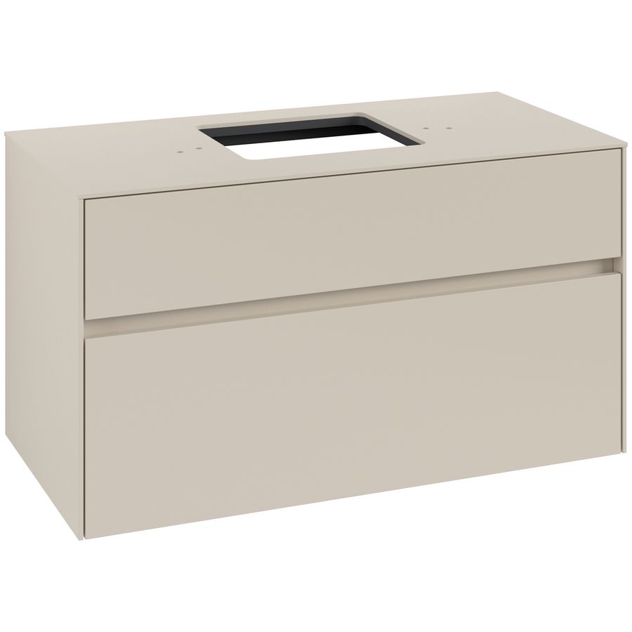 Wastafelonderkast Collaro 1000x548x500mm Cashmere Grey C12500VN