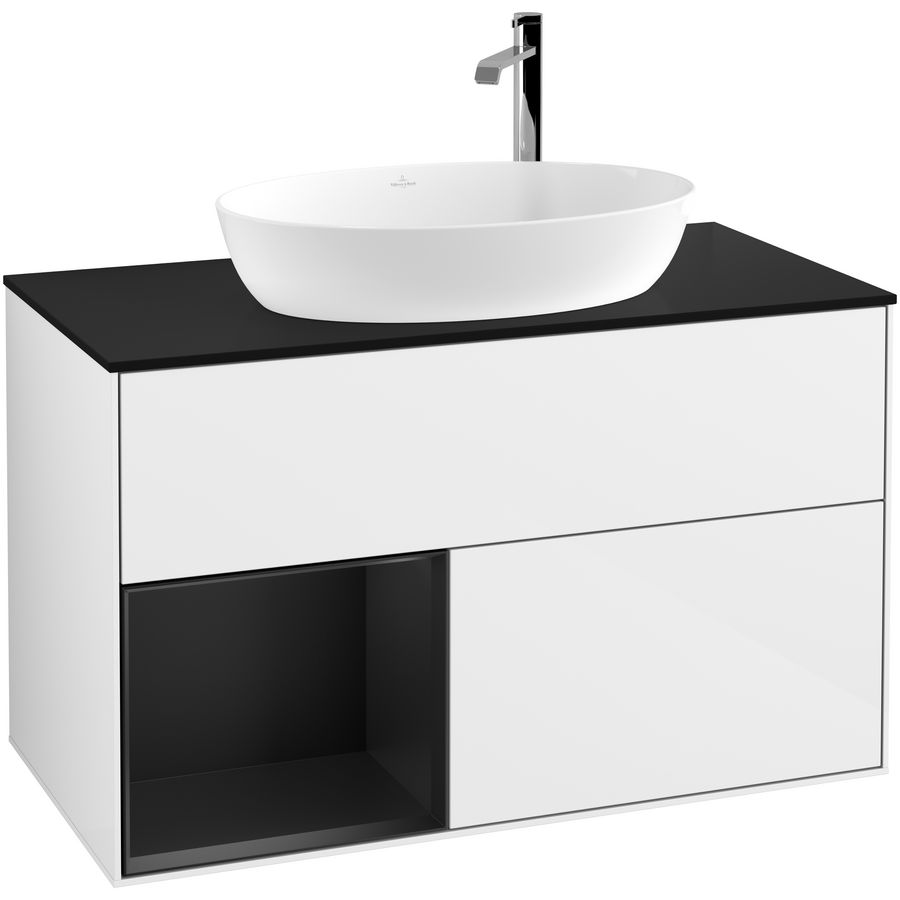 Wastafelonderkast Finion 1000x603x501mm G.White.L F892PDGF