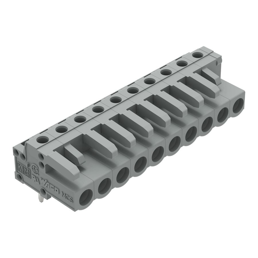 THT FE steker HA raster 5mm grijs 232-240 VVE=50