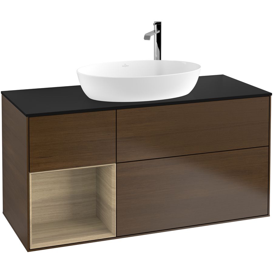 Wastafelonderkast Finion 1200x603x501mm W.Veneer G942PCGN