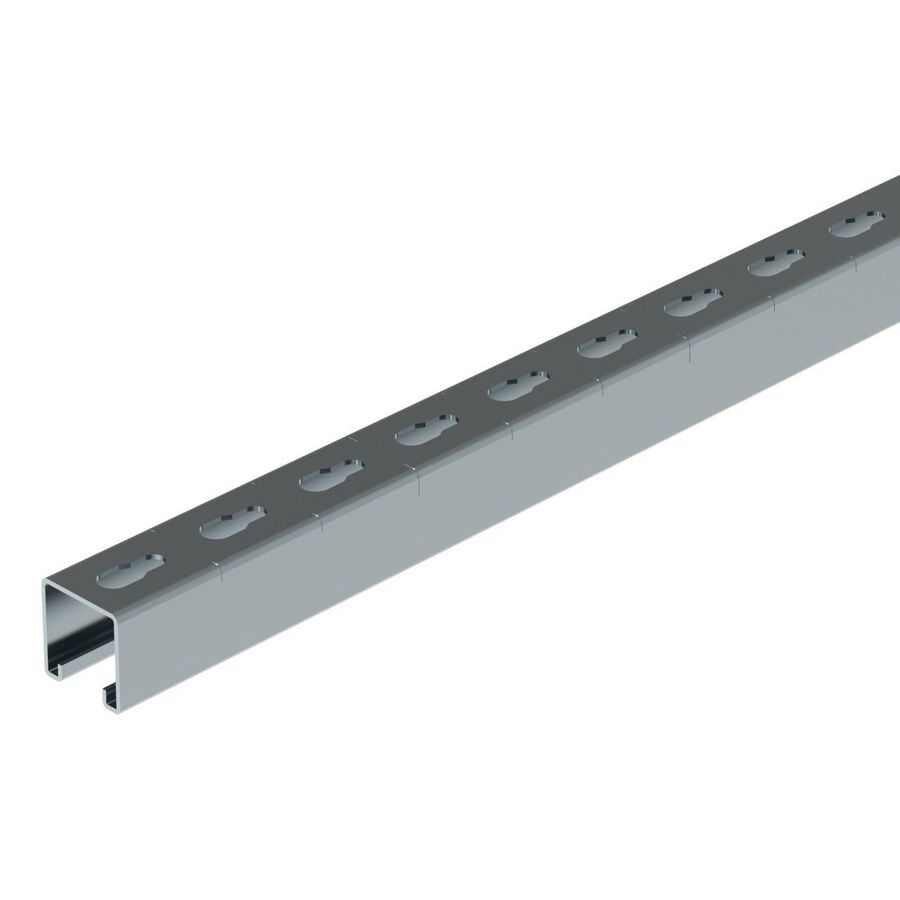 Lengte a 3m. Rail strut S 41x41x2,0 ZnMg
