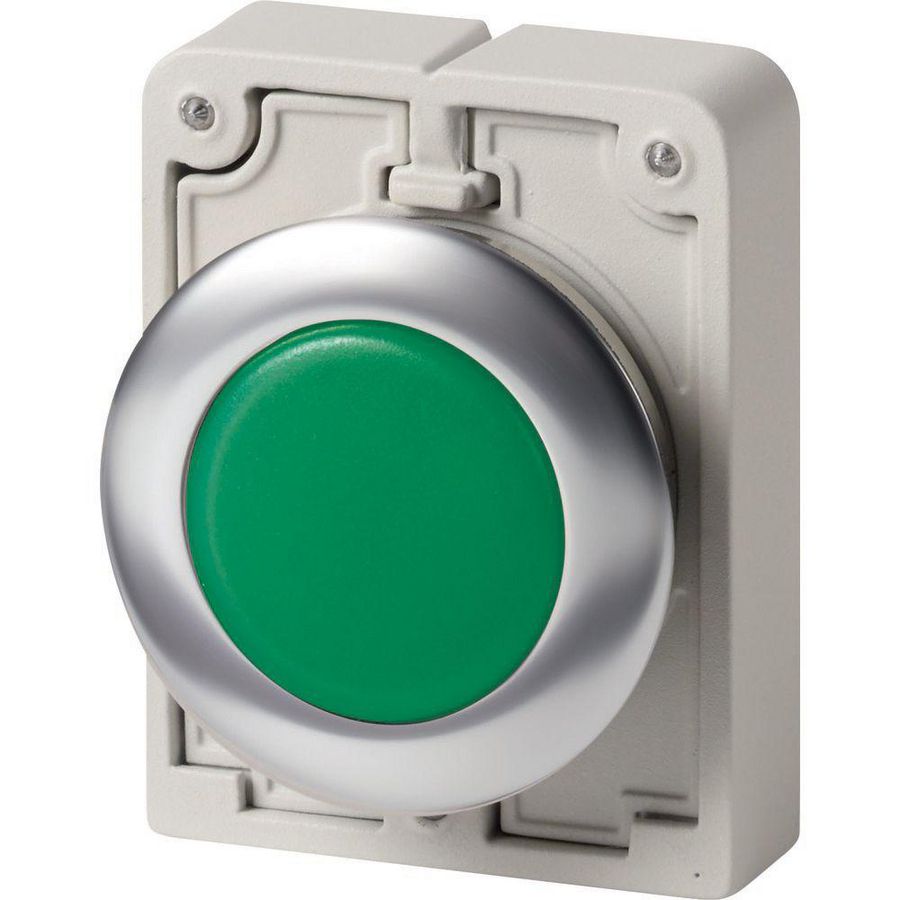 Signaallamp 30mm RVS vlak groen