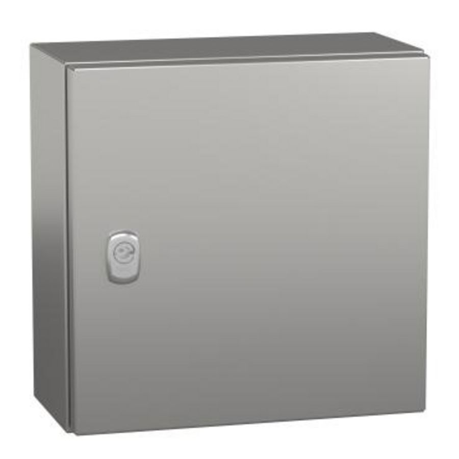 Kast Volle deur 300x300x150mm RVS 304L Scotch Br Spacial S3X