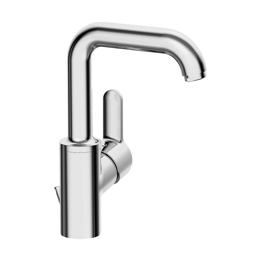 Primo wastafelmengkraan chroom uitloop 142mm