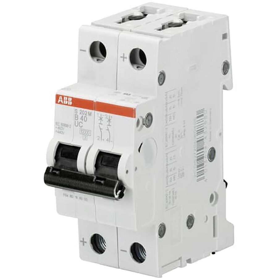 Installatieautomaat hogere spanningen 2-polig 1.6A 400VAC