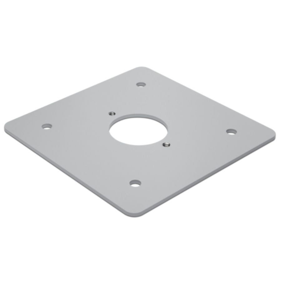 Poedergelakte grondplaat spuitwaterdichte tuinpaaltjes grijs