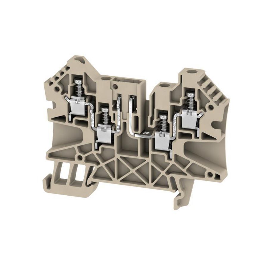 Scheidingsklem d.beige 4mm² 27A 5 2436420000 VVE=50