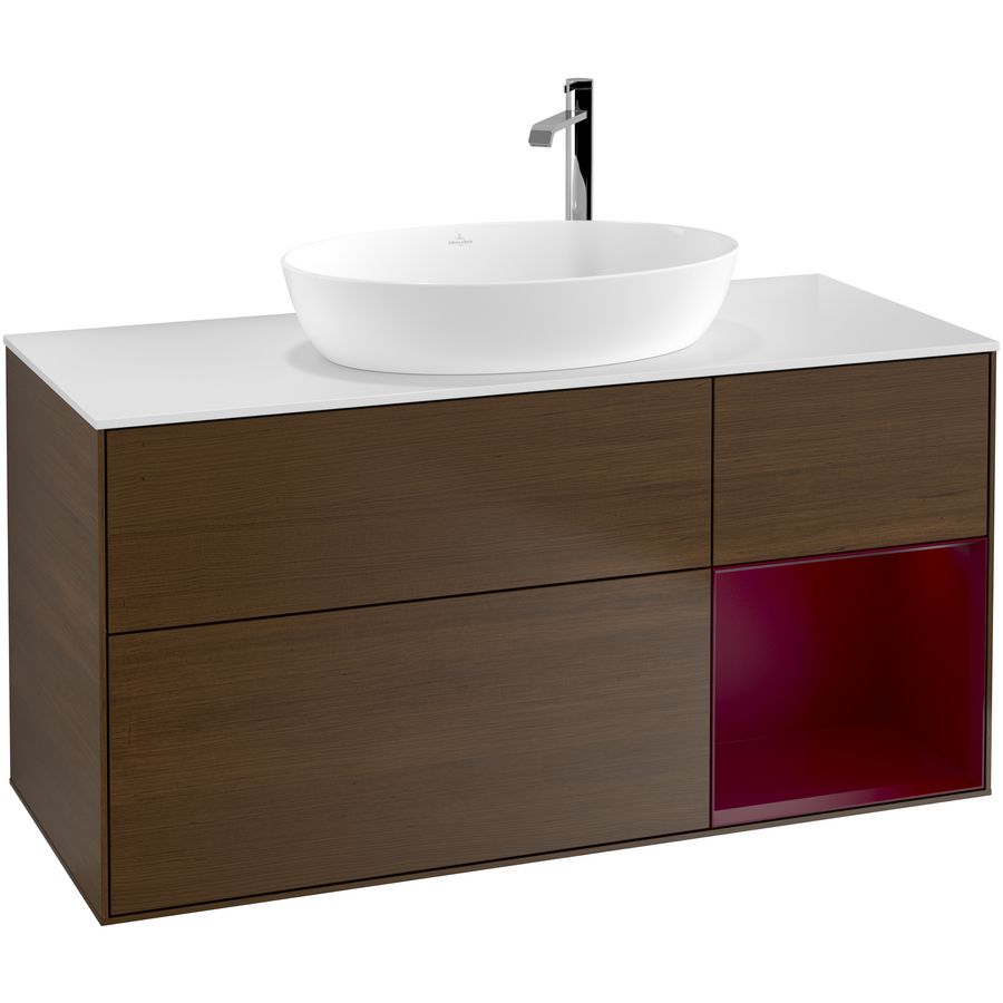 Wastafelonderkast Finion 1200x603x501mm W.Veneer G951HBGN