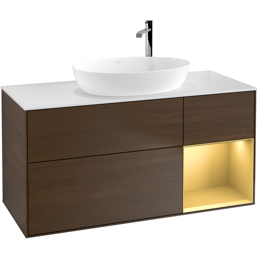 Wastafelonderkast Finion 1200x603x501mm W.Veneer G951HFGN