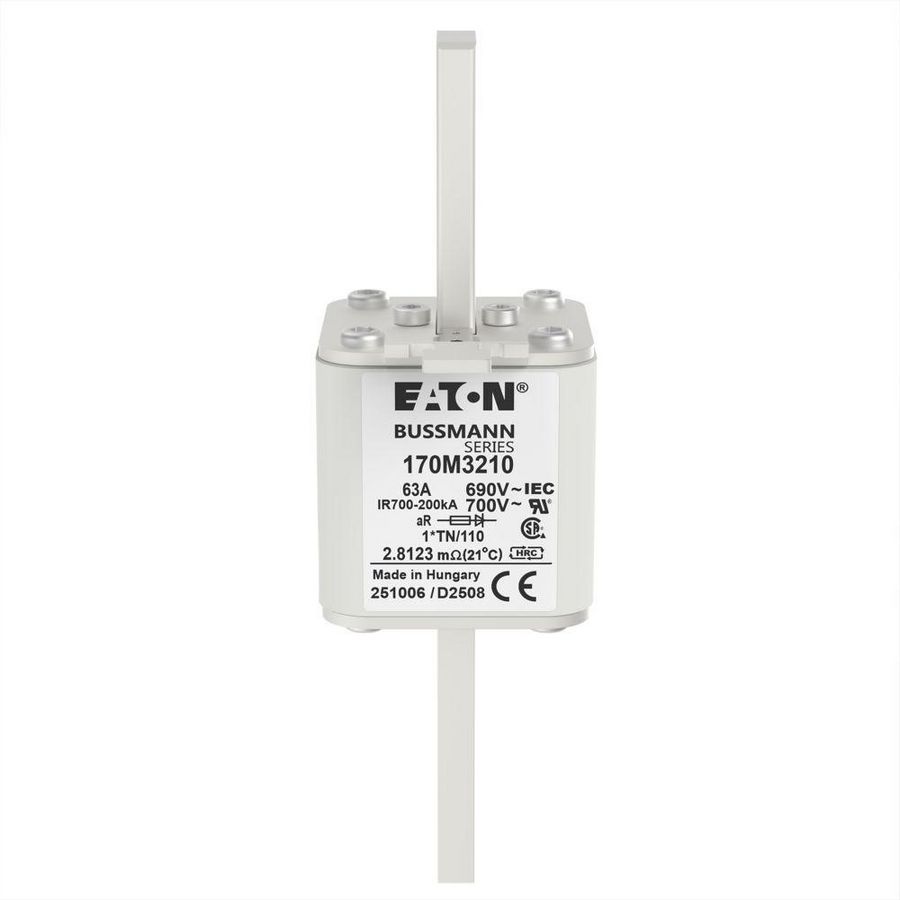 Zekering h. snelheid 63A AC 690V 200kA compact 1 45x5 VVE=6