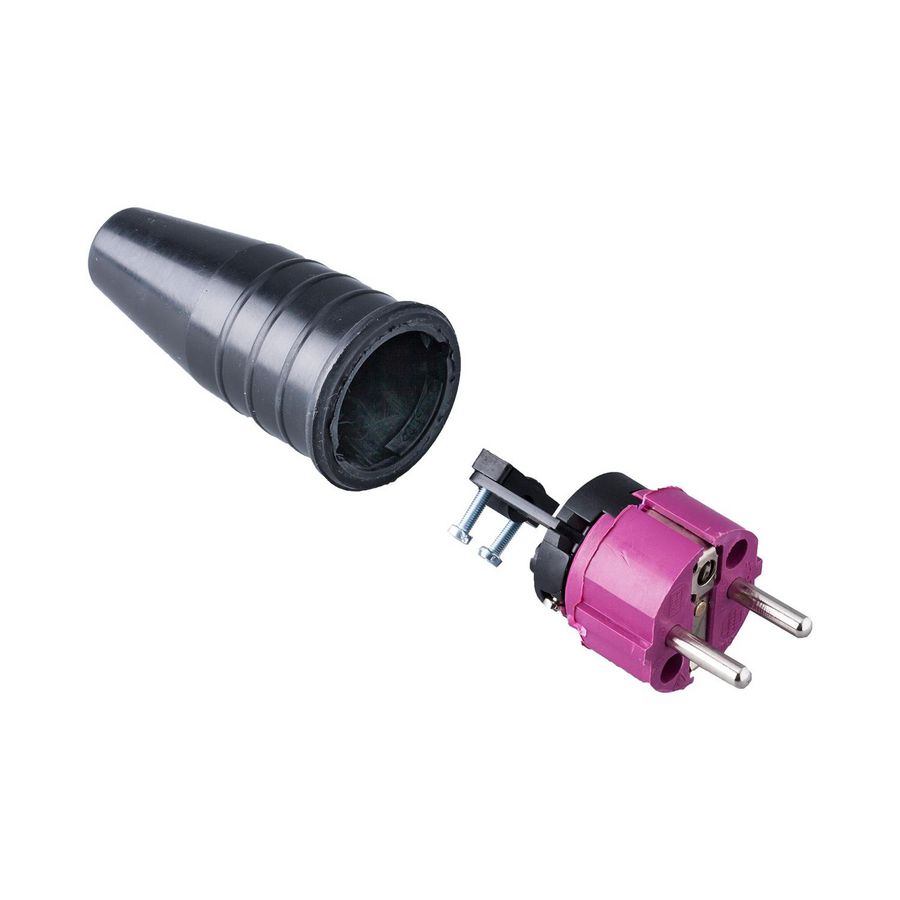 Volrubber contactstop 16A 250V bus/randaarde blok VVE=10