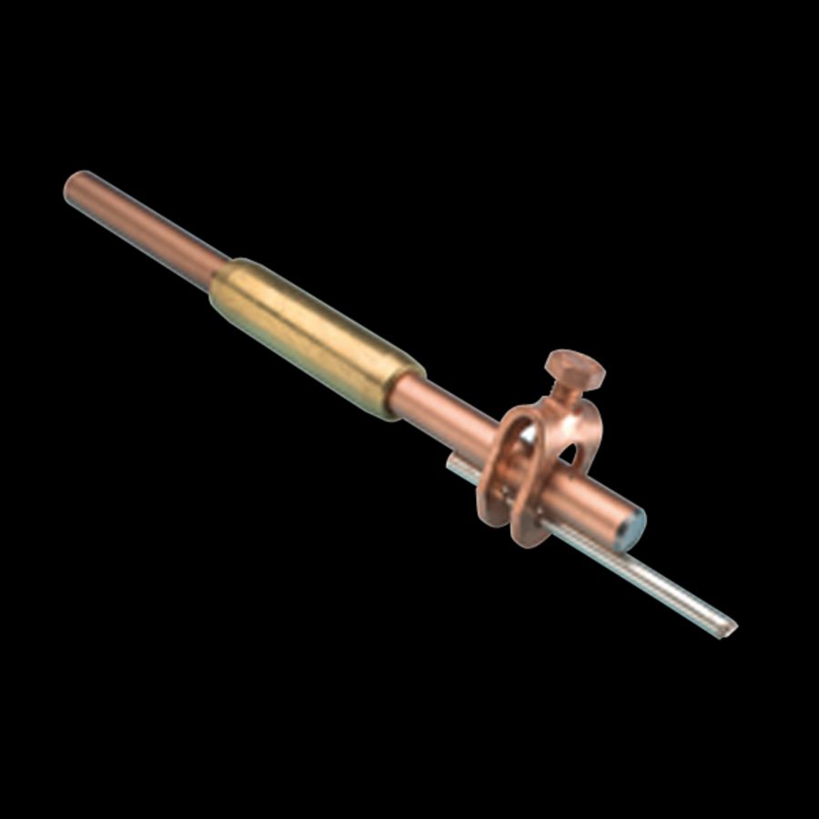 Koppeling messing diam 12,5mm