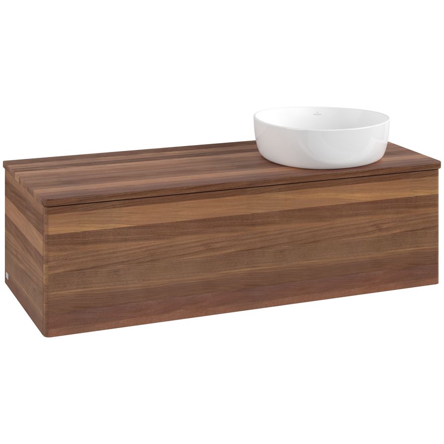 Wastafelonderkast Antao 1200x360x500mm Warm Walnut L34012HM