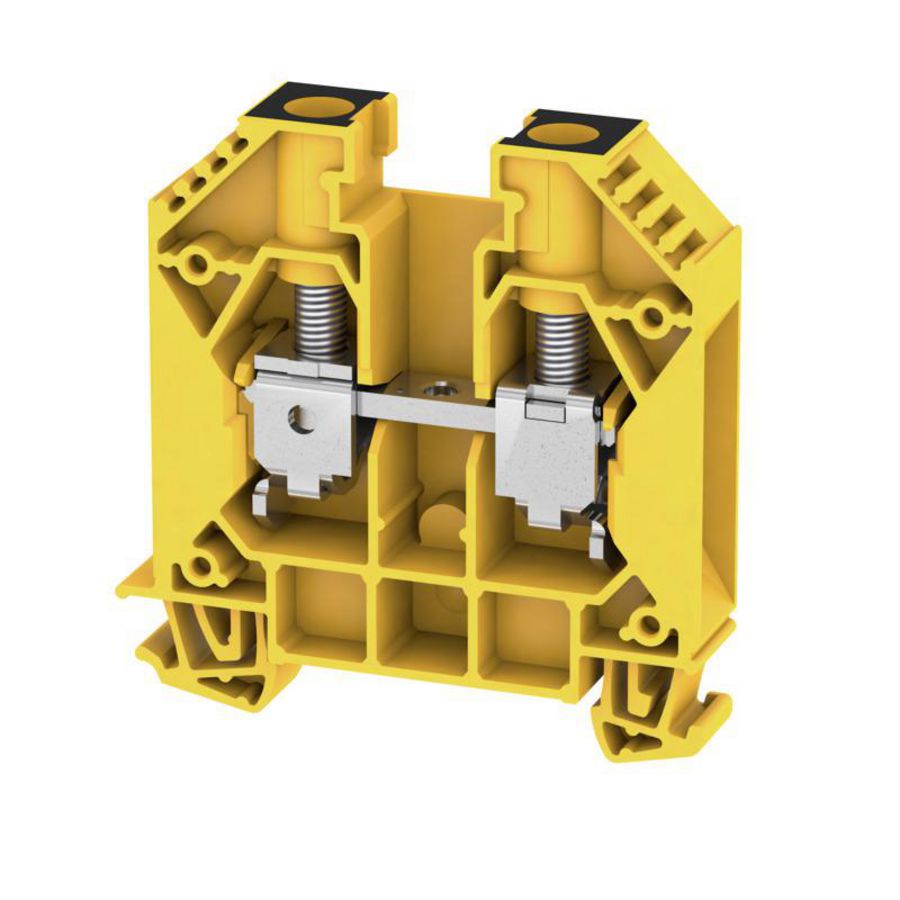 Doorvoerklem zwart/geel 16mm² 7 2000040000 VVE=50