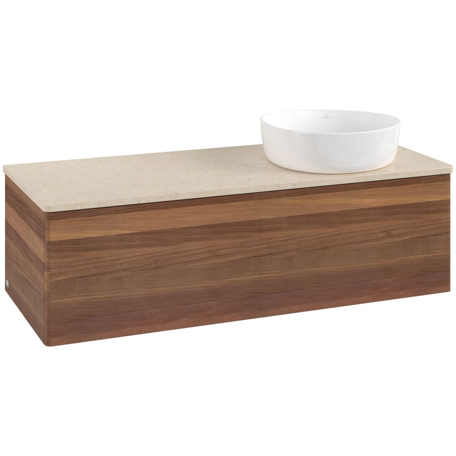 Wastafelonderkast Antao 1200x360x500mm Warm Walnut L34013HM